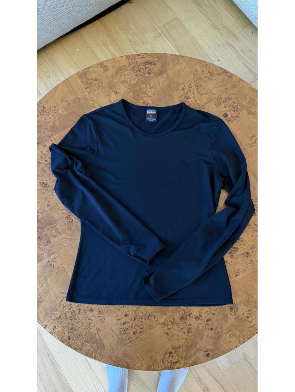 Patagonia Capilene Long Sleeve Baselayer Shirt Navy Blue Men's M